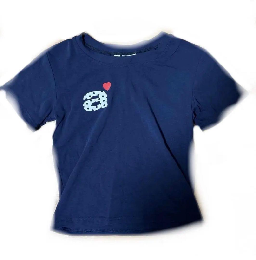 【新品正規品】aeae ハートロゴドットTシャツ ネイビー aeae ハートロゴドットTシャツ ネイビー - メルカリ