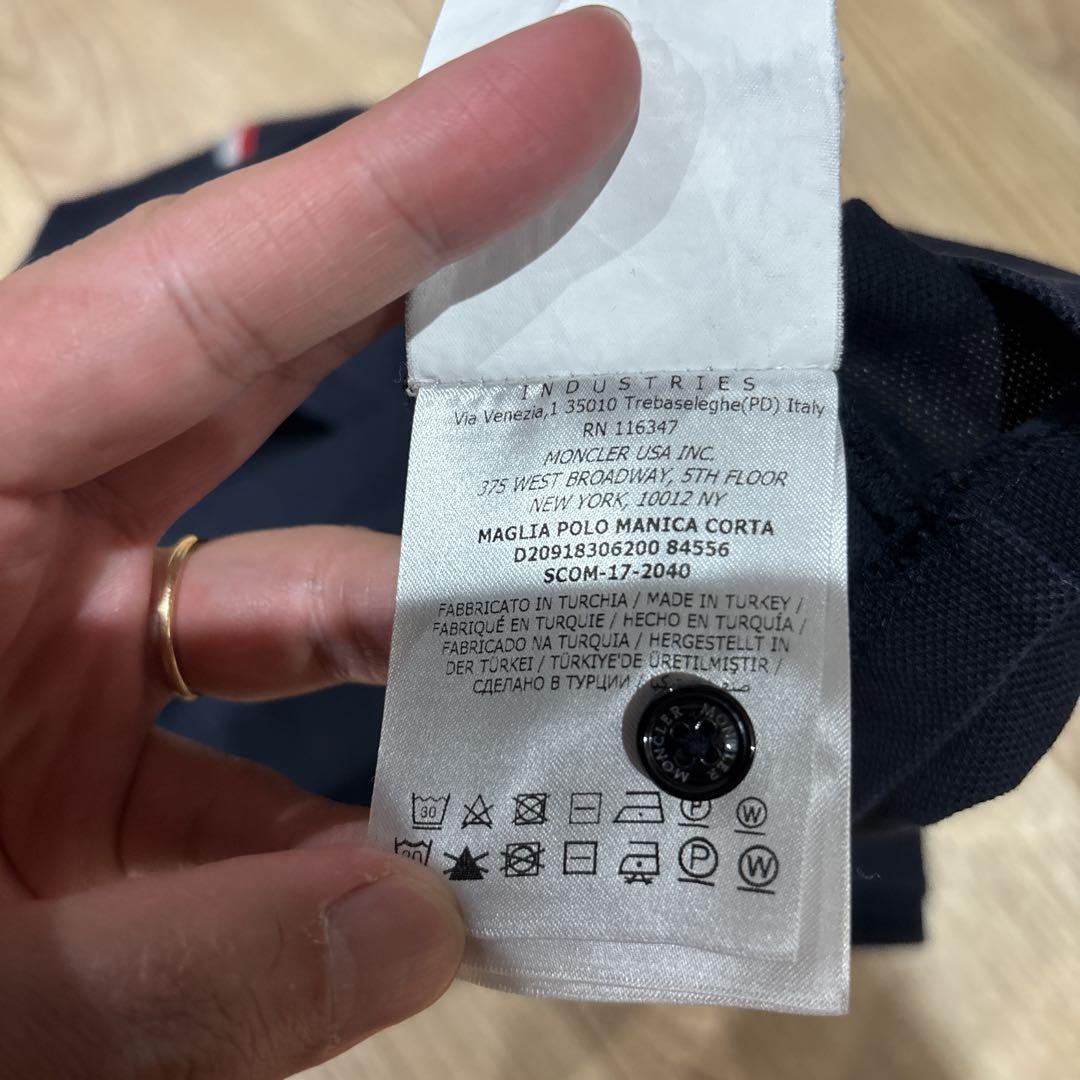 モンクレール　ポロシャツ　サイズL ネイビー　国内正規品