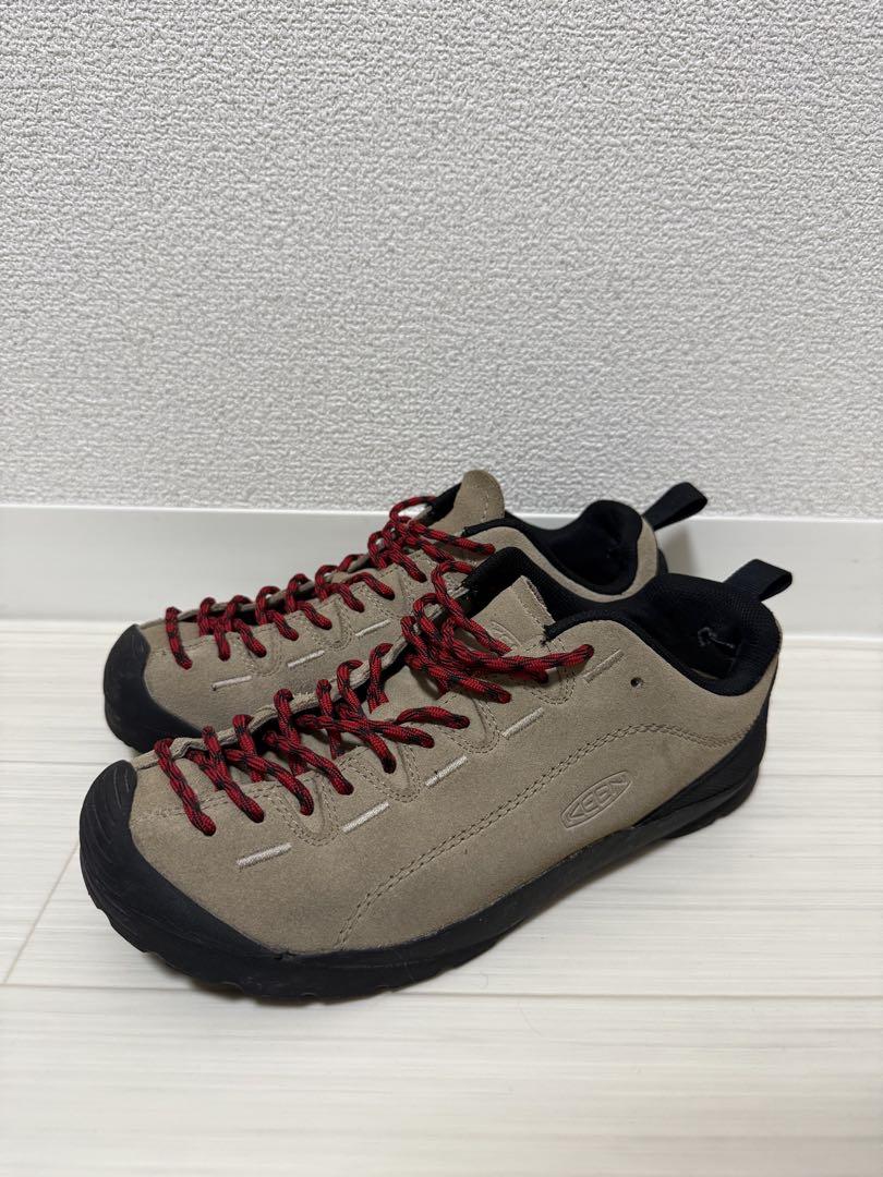 KEEN ベージュ ローカット トレッキングシューズ