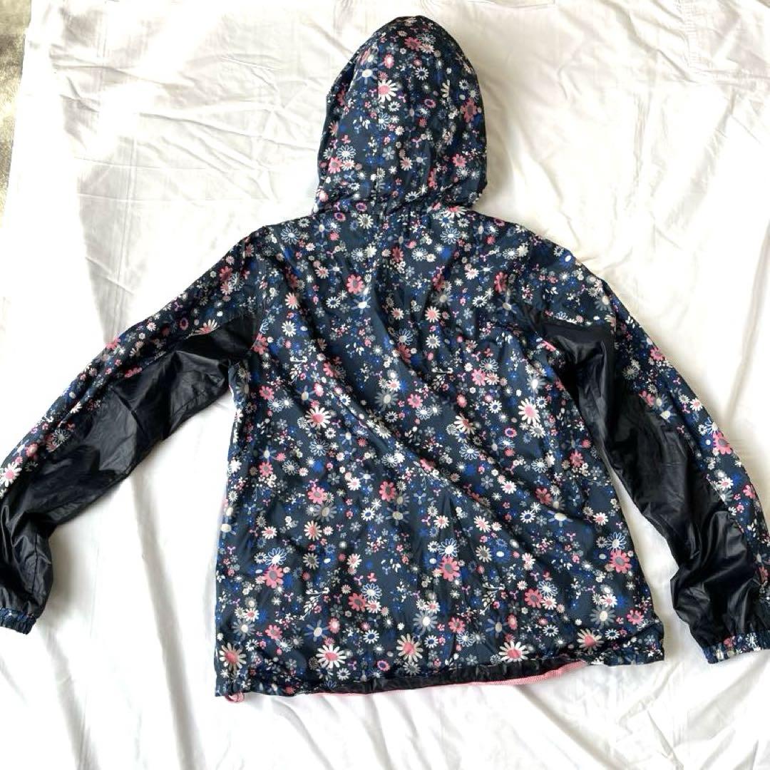 adidas NEO レディーストレーニング 花柄 ナイロンパーカー Lサイズ