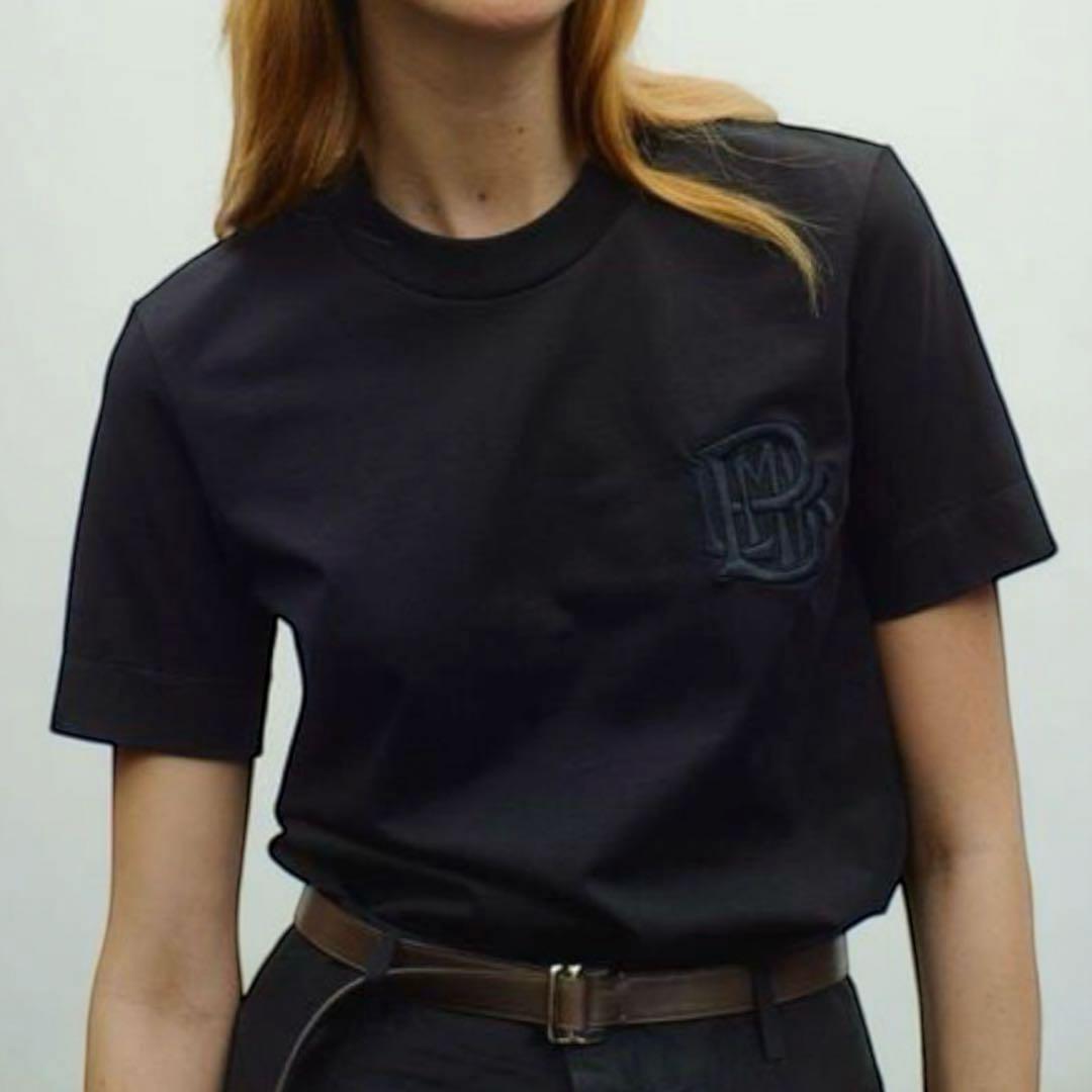 新品同様 ブラミンク 23SS PRE コットン 刺繍Tシャツ 半袖