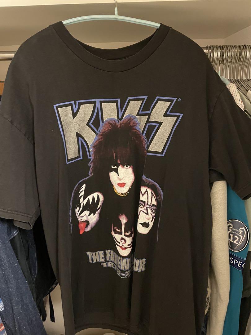 KISS キッス Tシャツ　バンT Hanes 00s L