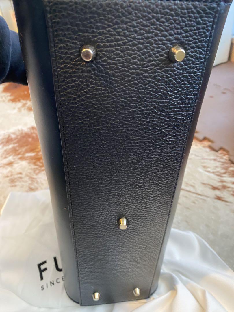 【新作入荷!!】  新品未使用 2ways BLACK 黒 M LADY FURLA バッグ