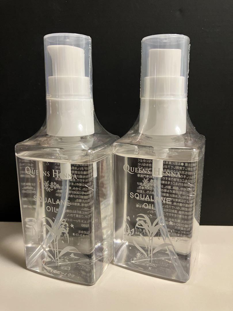 【新品未開封】クイーンズヘナ　スクワランオイル　2本セット クイーンズ スクワランオイル 100mL × 2本セット