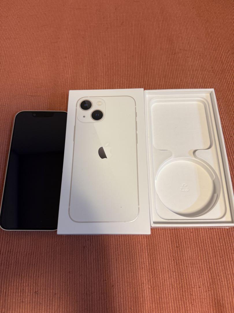 ■□iPhone 13 mini 128GB 白SIMフリー バッテリー良好□■