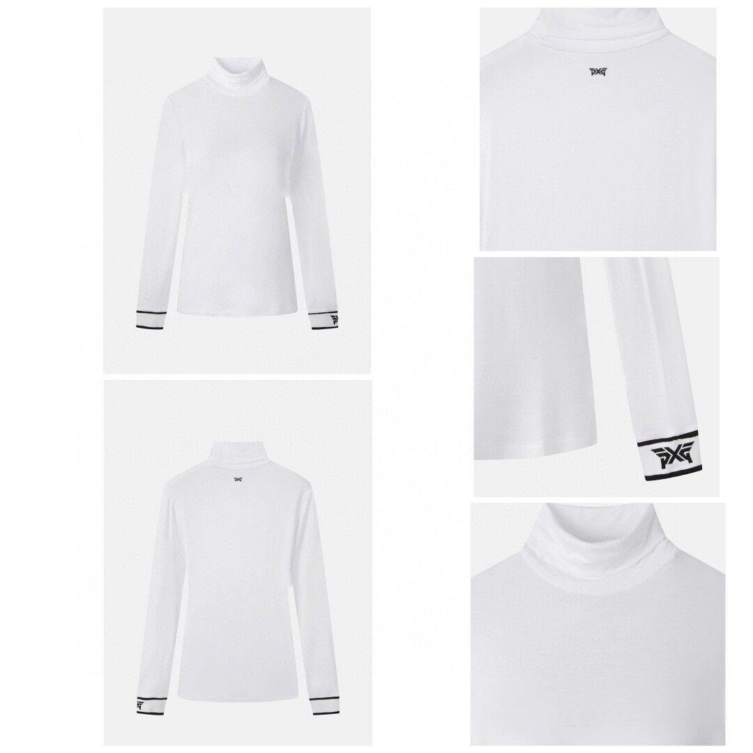PXG ゴルフウェア レディース 長袖カットソー Tシャツ ハイネック