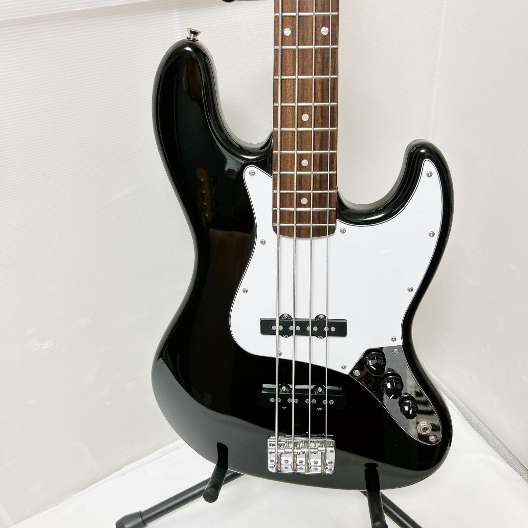 美品 Squier スクワイヤー ジャズベース Jazz Bass ブラック 黒