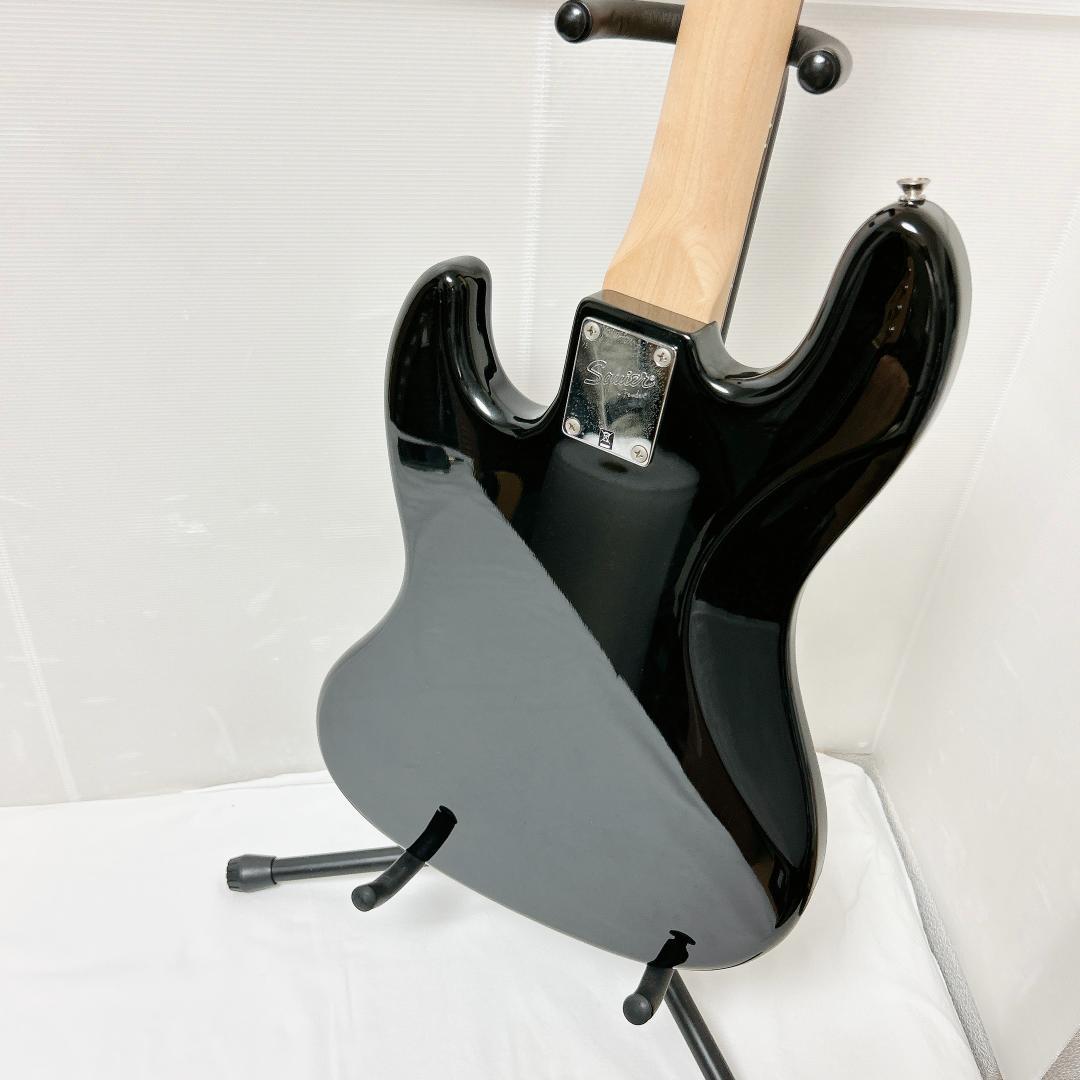 美品 Squier スクワイヤー ジャズベース Jazz Bass ブラック 黒