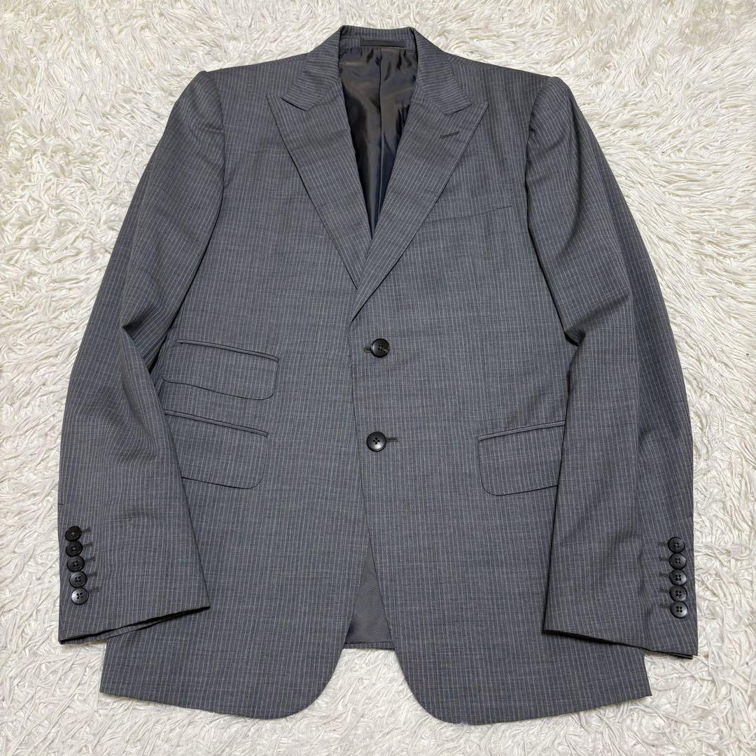希少 50 XL GUCCI セットアップ スーツ グレー 2B