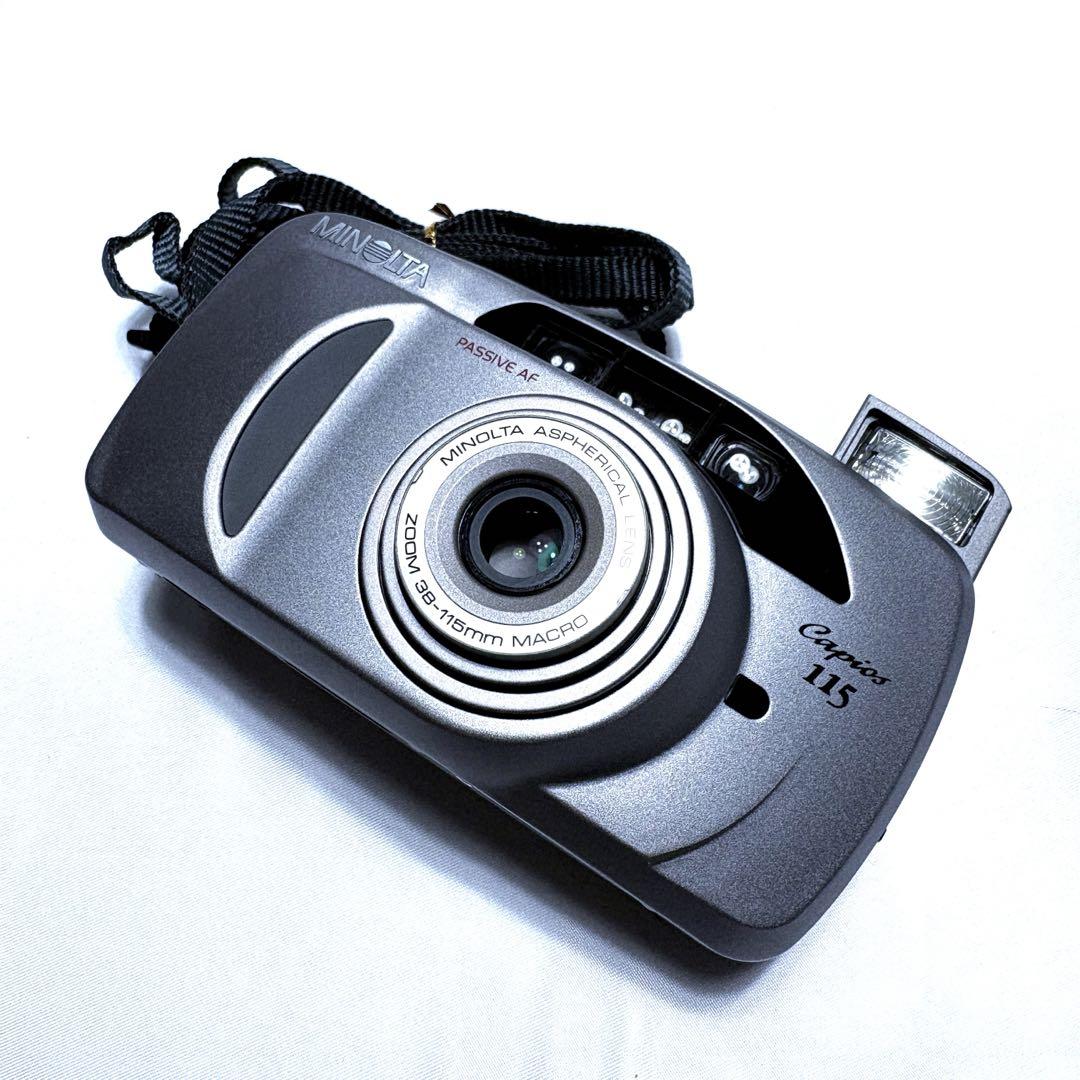 MINOLTA Capios 115 フィルム　コンパクトカメラ　完動品 MINOLTA Capios 115 コンパクト フィルムカメラ ミノルタ 美品
