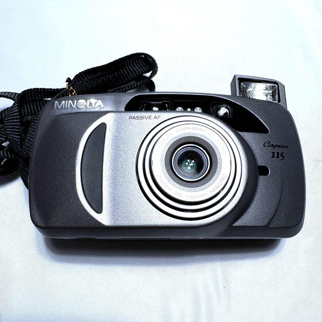 MINOLTA Capios 115 フィルム　コンパクトカメラ　完動品 MINOLTA Capios 115 コンパクト フィルムカメラ ミノルタ 美品