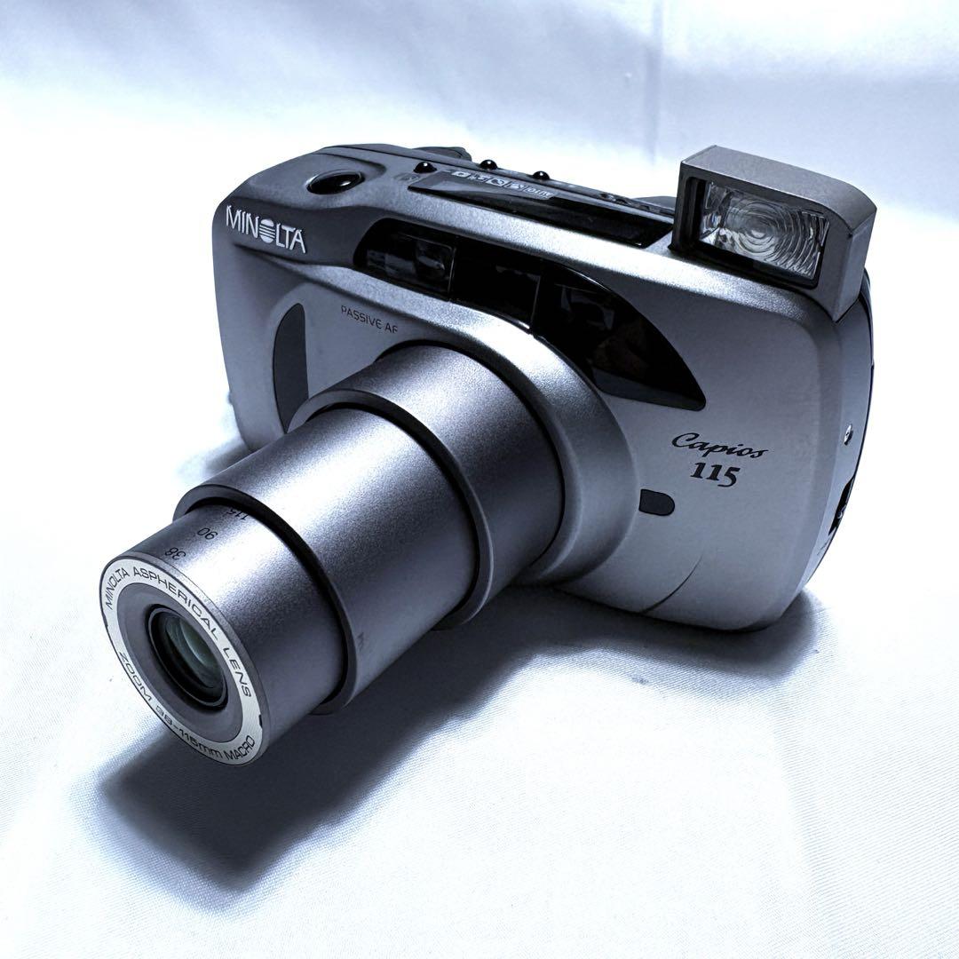 MINOLTA Capios 115 フィルム　コンパクトカメラ　完動品 MINOLTA Capios 115 コンパクト フィルムカメラ ミノルタ 美品