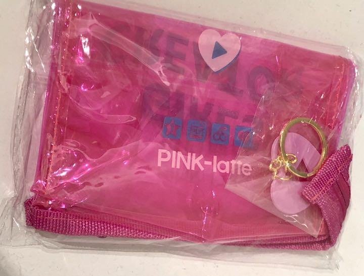 ピンクラテ ポーチ チャーム付き 新品未使用