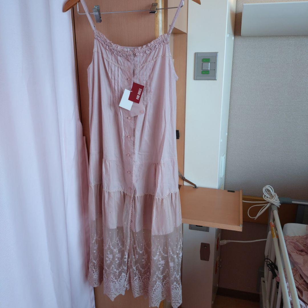 ピンク フリル レース 3点セットアップ