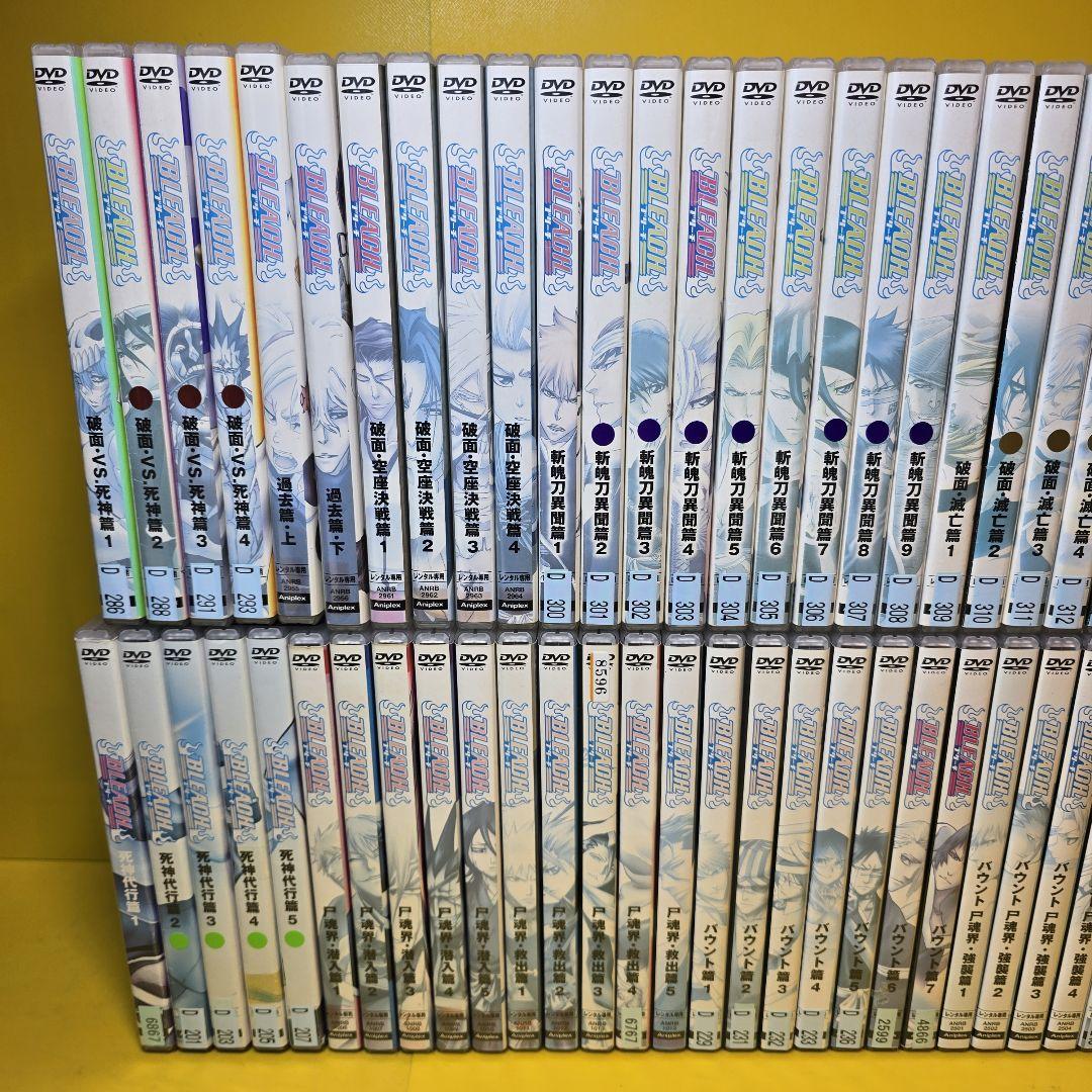新品ケース交換済みBLEACH ブリーチDVD93巻 全366話+劇場版5作品