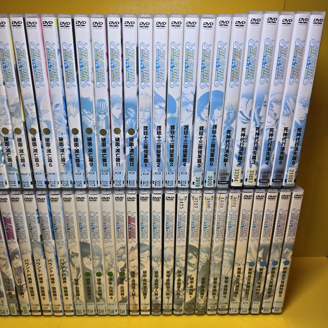 素敵でユニークな 新品ケース交換済み 全366話+劇場版5作品 ブリーチDVD93巻 BLEACH アニメ