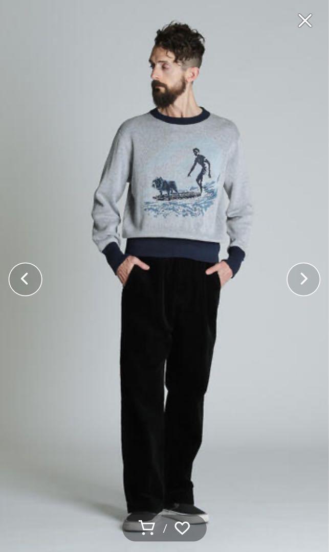 Schott/50S LS KNIT SURF BULL/サーフブルニット