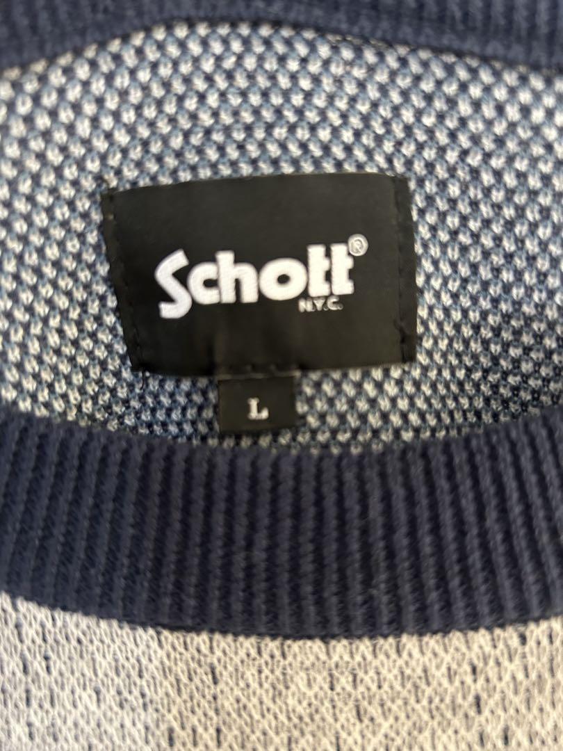 Schott/50S LS KNIT SURF BULL/サーフブルニット