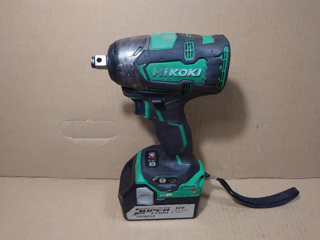 HIKOKI　難あり　電動インパクトレンチWR18DBDL2中古品バッテリー付