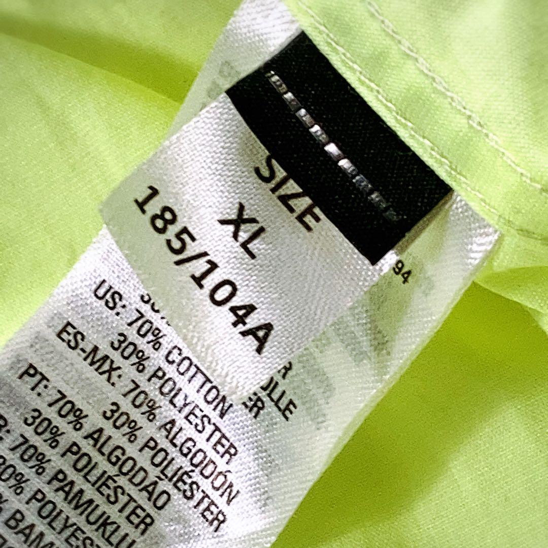 【美品】ディーゼル　半袖　シャツ　蛍光色　黄色　メンズ　XL 大きめ　前ボタン 美品】ディーゼル 半袖 シャツ 蛍光色 黄色 メンズ XL 大きめ 前