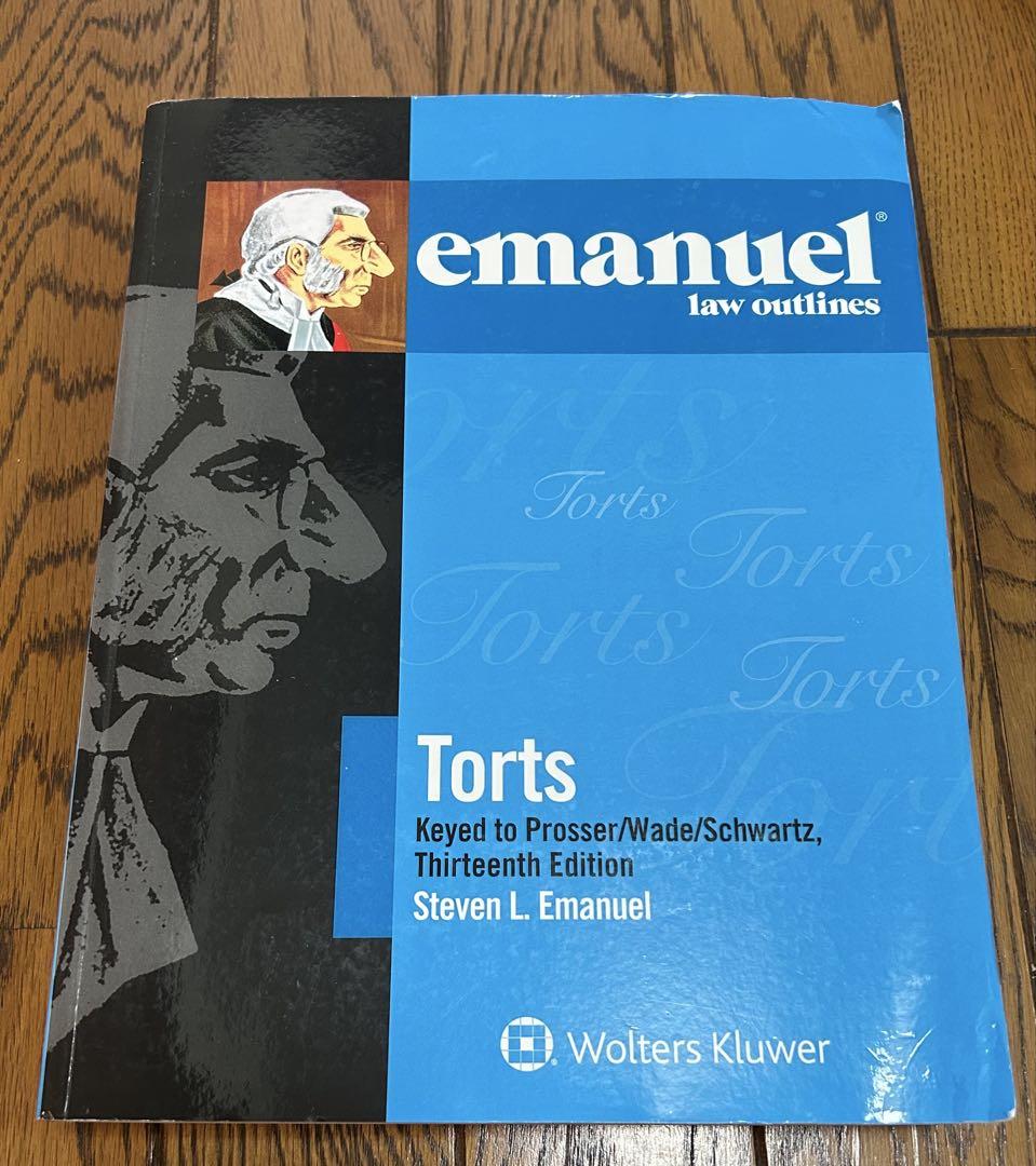 Emanuel Outline Torts 13版