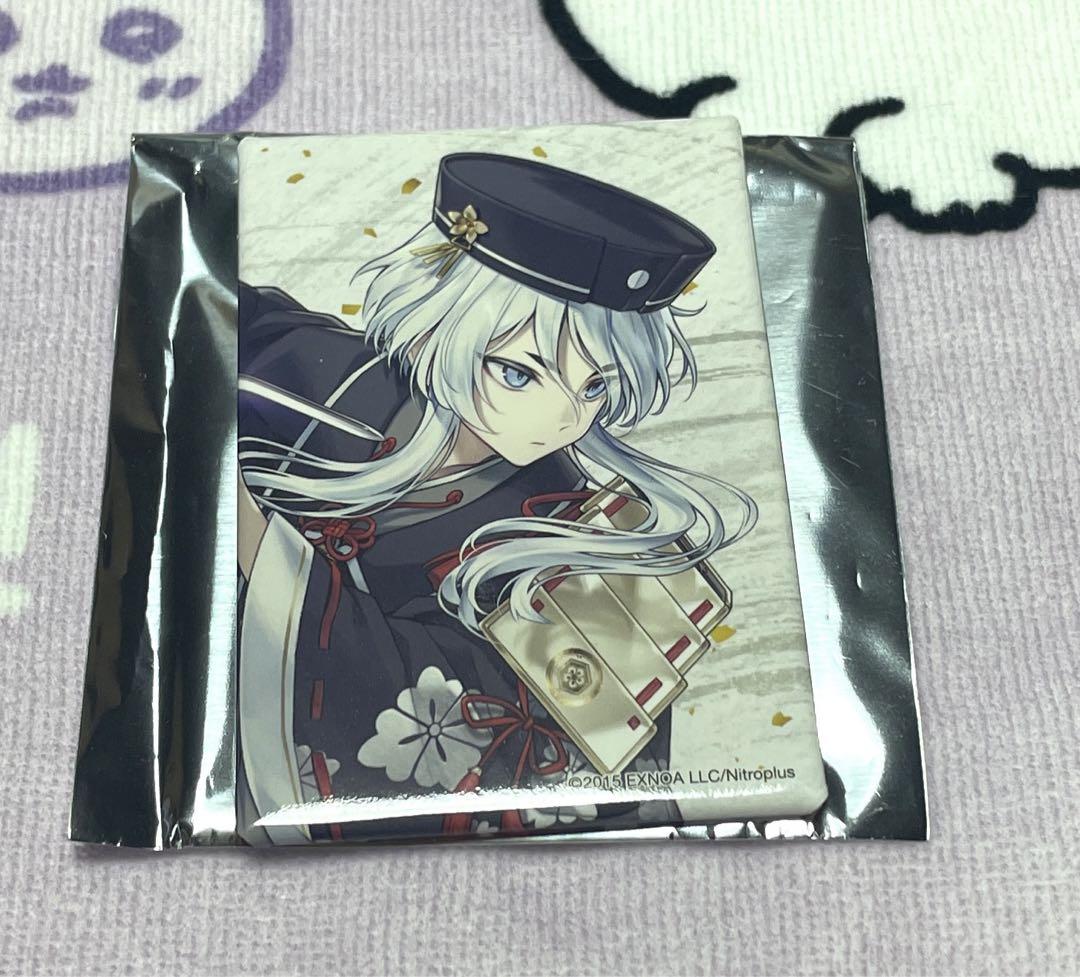 刀剣乱舞 五周年記念祝画スクエア缶バッジ 白山吉光
