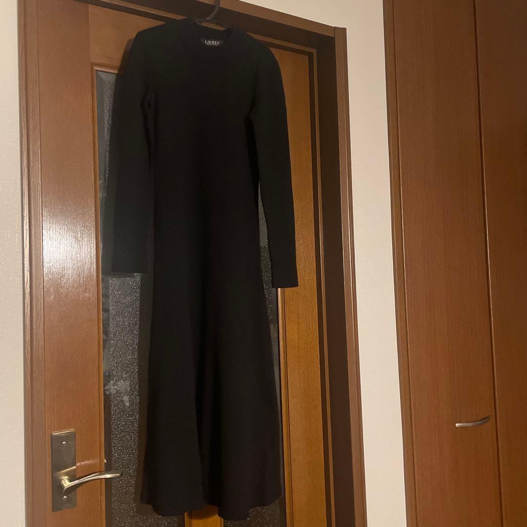 LAUREN RALPH LAUREN ブラックロングワンピースXXS以下 LAUREN RALPH LAUREN