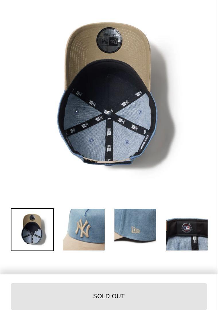 New Era A Frame yankees デニム