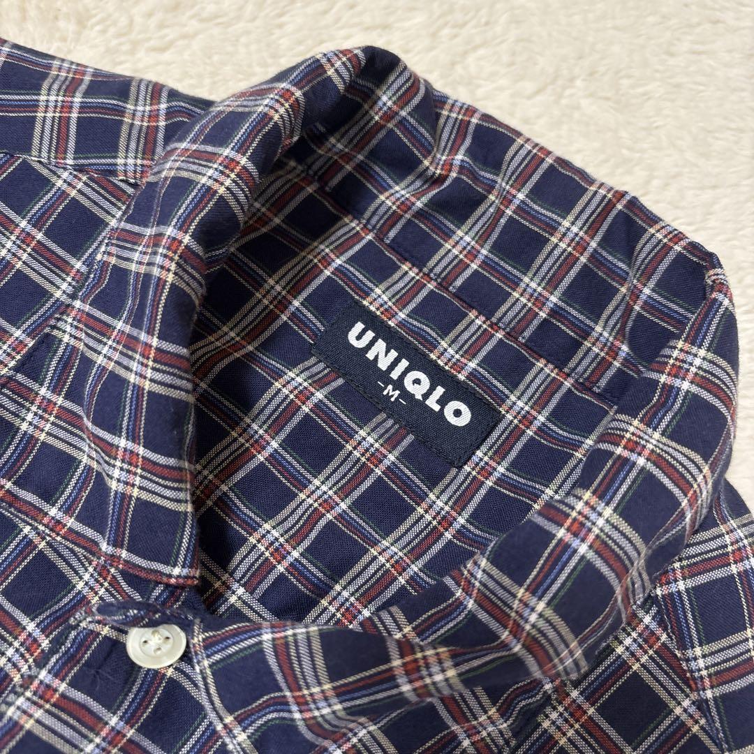 90s old uniqlo 半袖チェックシャツ 短丈 90s OLD ユニクロ 短丈 半袖チェックシャツ ボックスシルエット