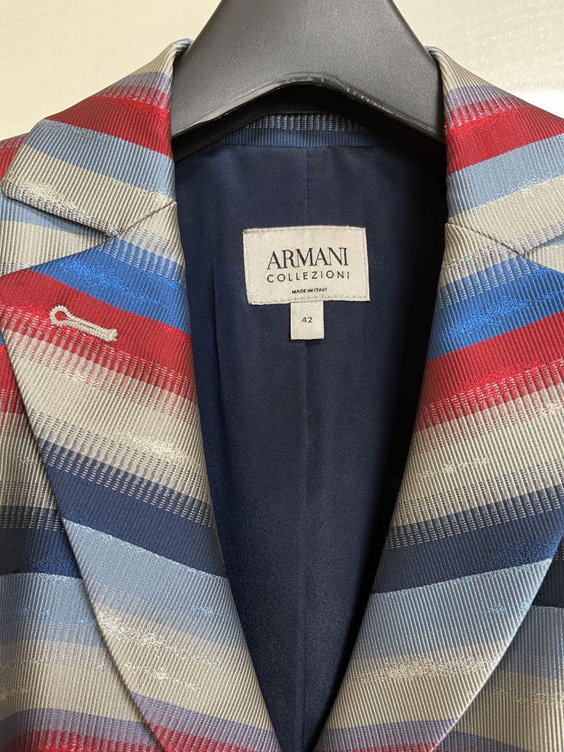 ジャケット・アウター Armani Collezioni 42 ARMANI COLLEZIONI Wool Jacket Grey 42 (K-124994) | PLAYFUL
