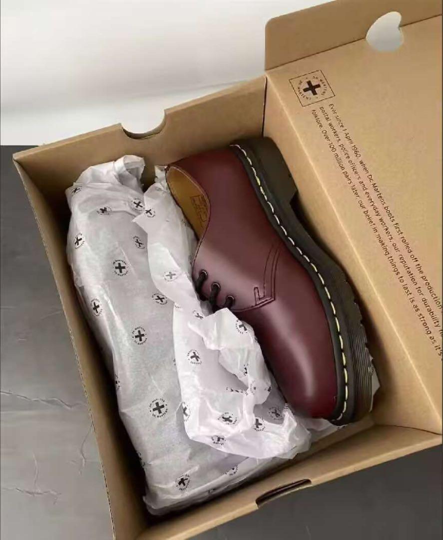 新品 Dr.Martens 1461 カジュアルシューズ ワインレッド 男女