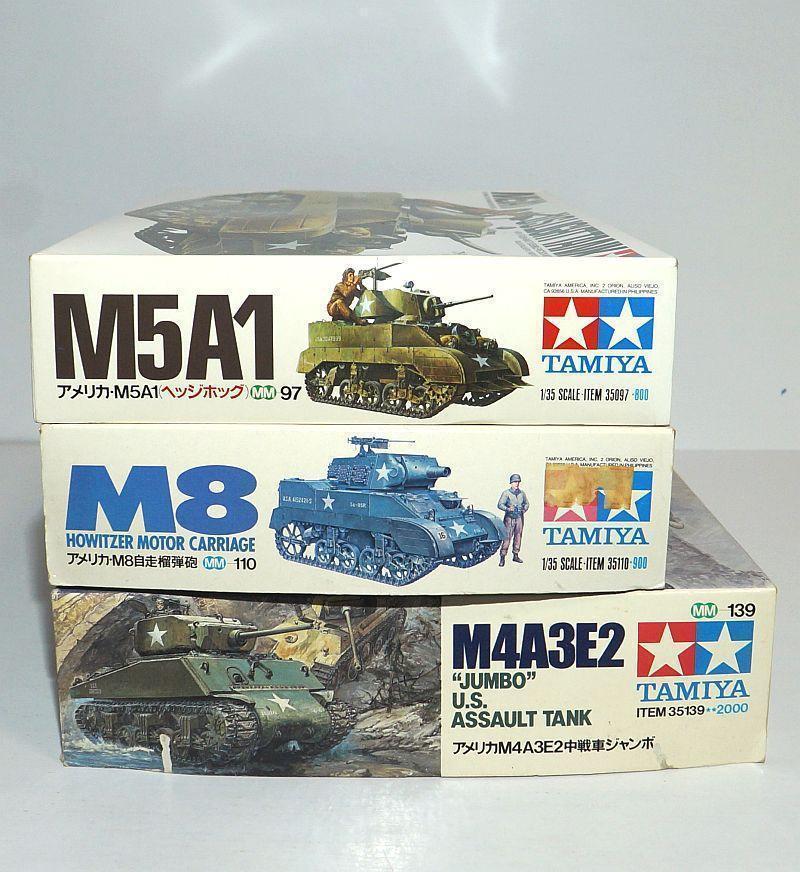 タミヤ 1/35 アメリカ M5A1 / M8 / M4A3E2 3個セット - メルカリ タミヤ 1/35 アメリカ M5A1 / M8 / M4A3E2 3個セット - メルカリ