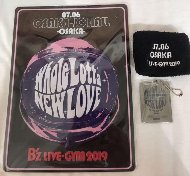 B'z　周年記念品　3点セット B'z NEW LOVEグッズ3点セット(1000回公演記念)