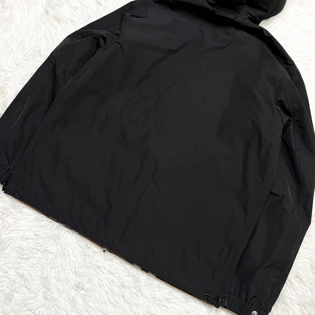 極美品 近年モデル バーバリー リバーシブル ブルゾン ノバチェック ロゴパッチ