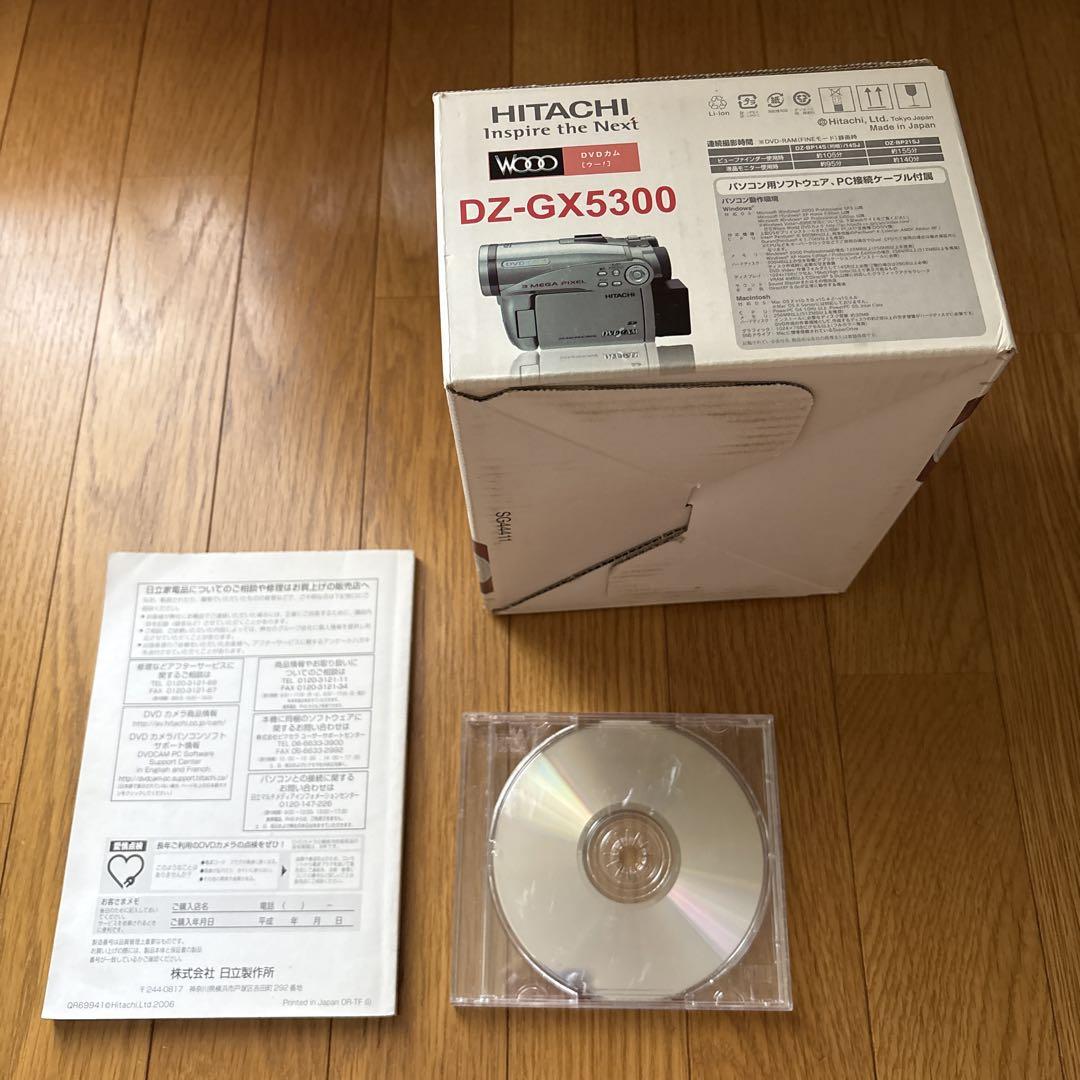 「数量限定 在庫処分セール」 初期化済み】HITACHI DZ-GX5300 DVDカメラ - メルカリ ビデオカメラ
