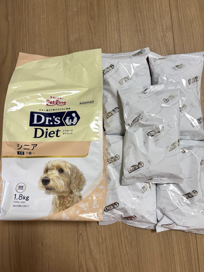 豪華で新しい ドクターズダイエット 犬用シニア メルカリ - +小袋5個 1.8kg ドッグフード