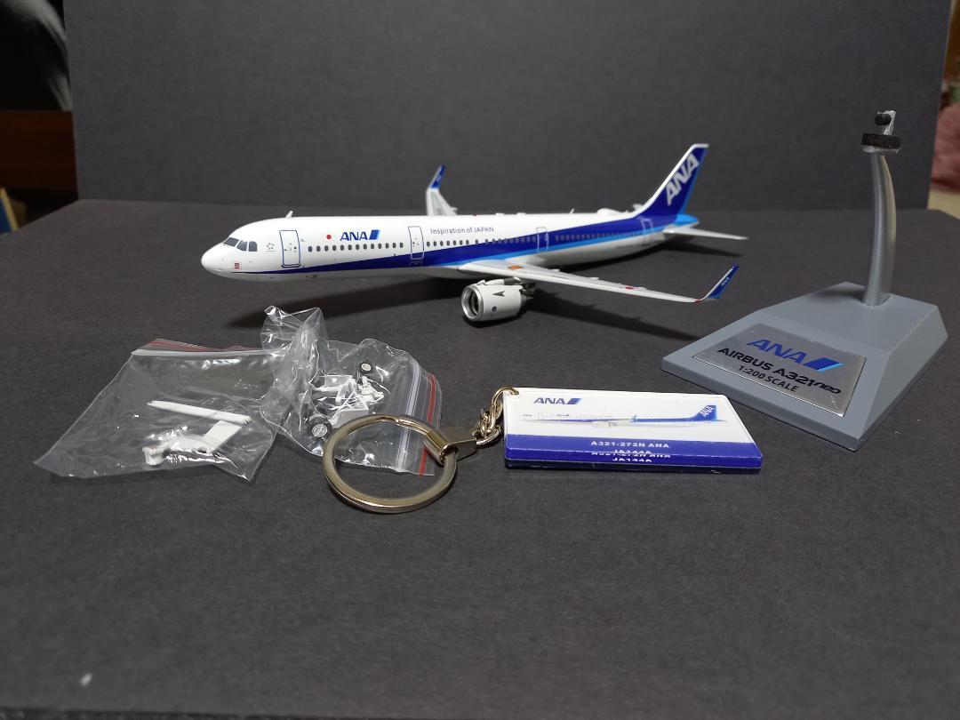 売上実績NO.1 Jfox 日本全日空A321-272N JA144A 1/200 All ANA 1:200