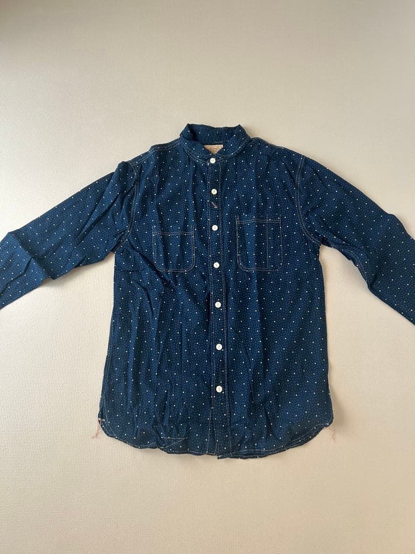 RRL ドット 長袖シャツS DOUBLE RL