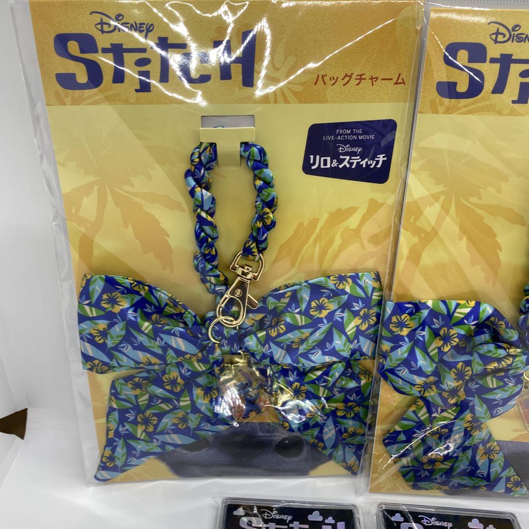 リロ＆スティッチ バッグチャーム メダル 各2個セット 新品 未開封品