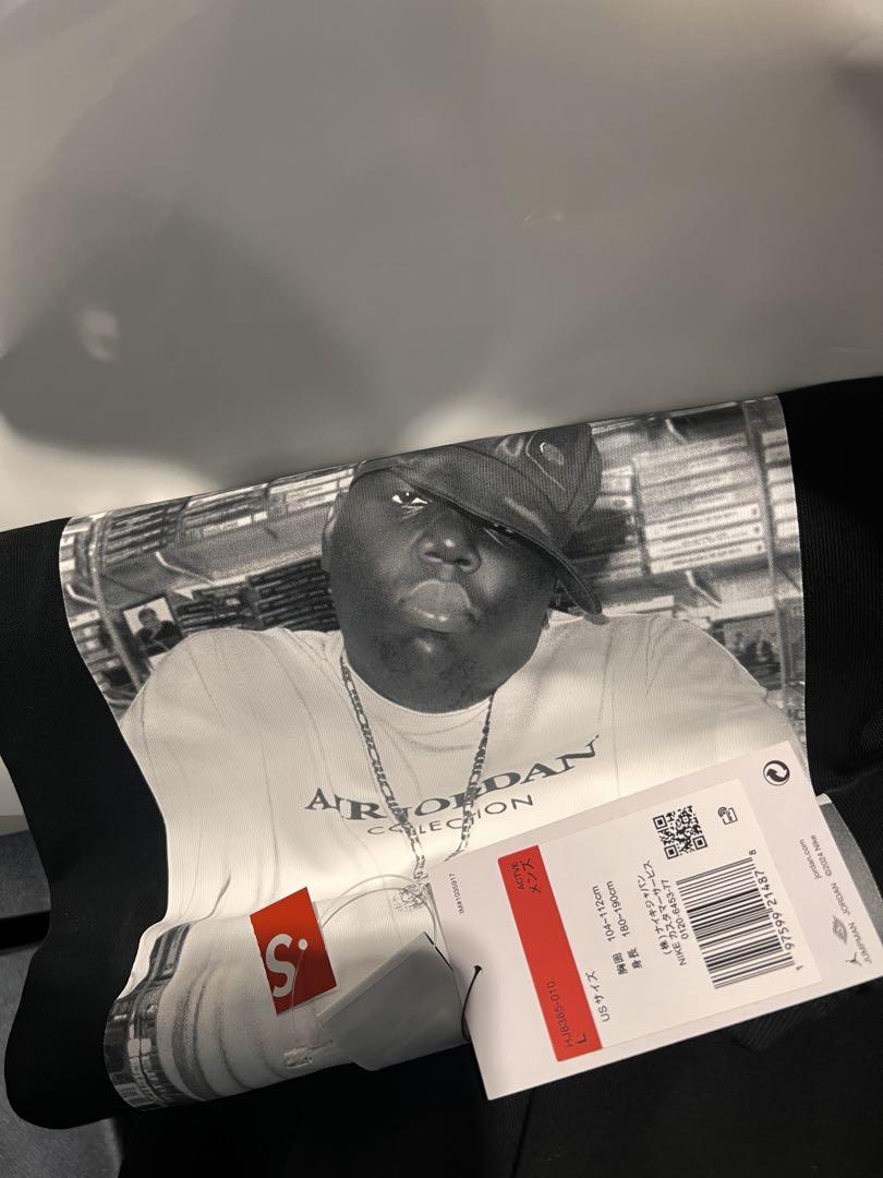 Supreme x Jordan Biggie S/S Top Black