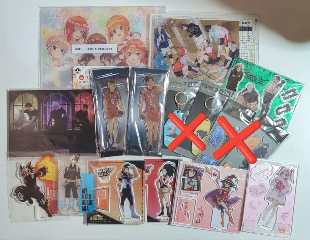 アクリルスタンド 他アクリルグッズ まとめ売り ヒロアカ 呪術廻戦 他