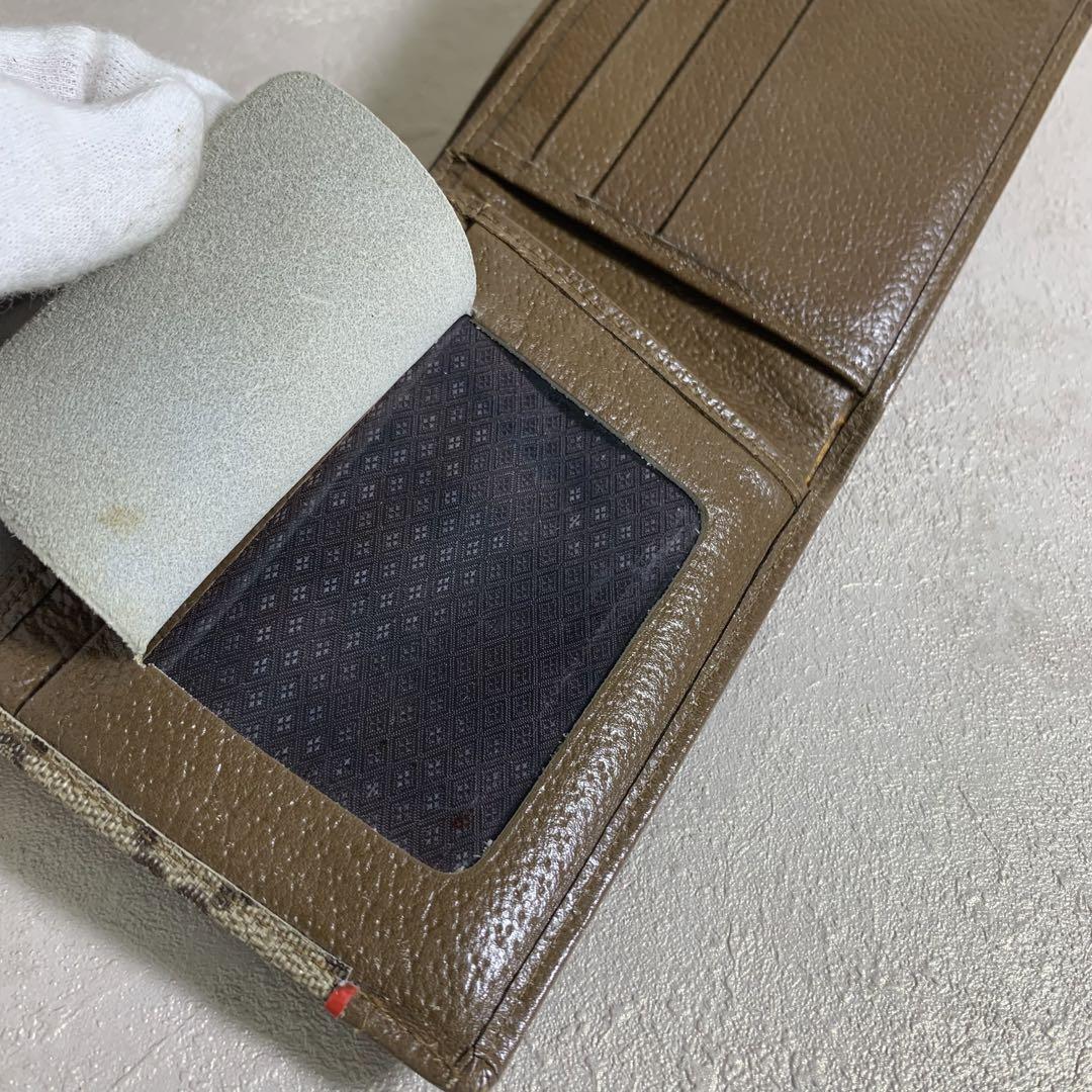 GUCCI グッチ 折り財布 スプリーム シェリーライン 二つ折り財布 オールド