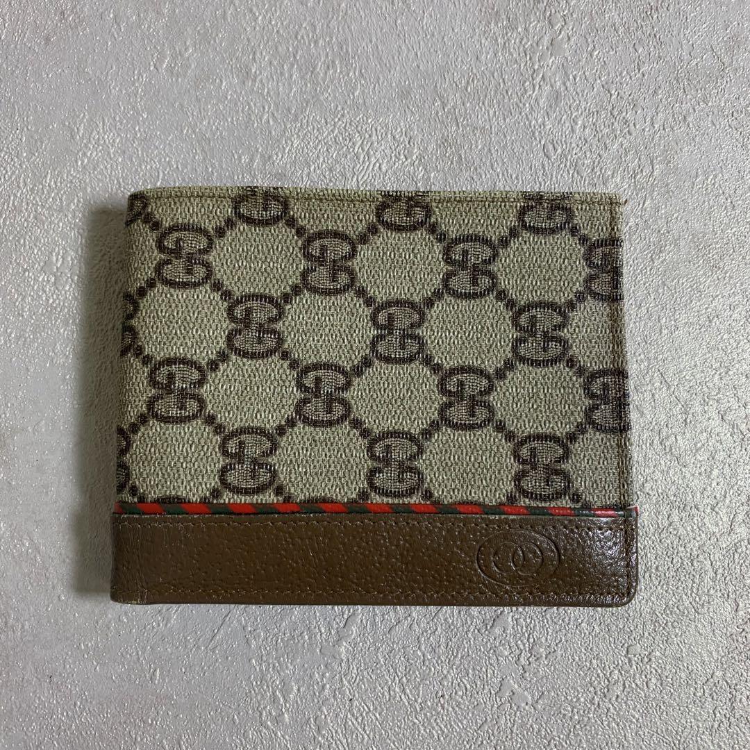 GUCCI グッチ 折り財布 スプリーム シェリーライン 二つ折り財布 オールド