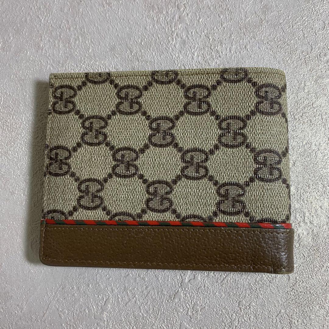 GUCCI グッチ 折り財布 スプリーム シェリーライン 二つ折り財布 オールド