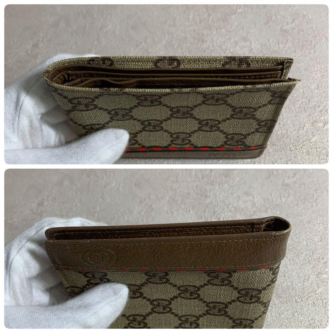 GUCCI グッチ 折り財布 スプリーム シェリーライン 二つ折り財布 オールド