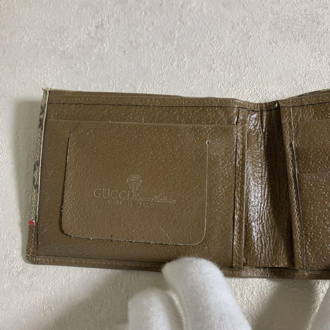 GUCCI グッチ 折り財布 スプリーム シェリーライン 二つ折り財布 オールド