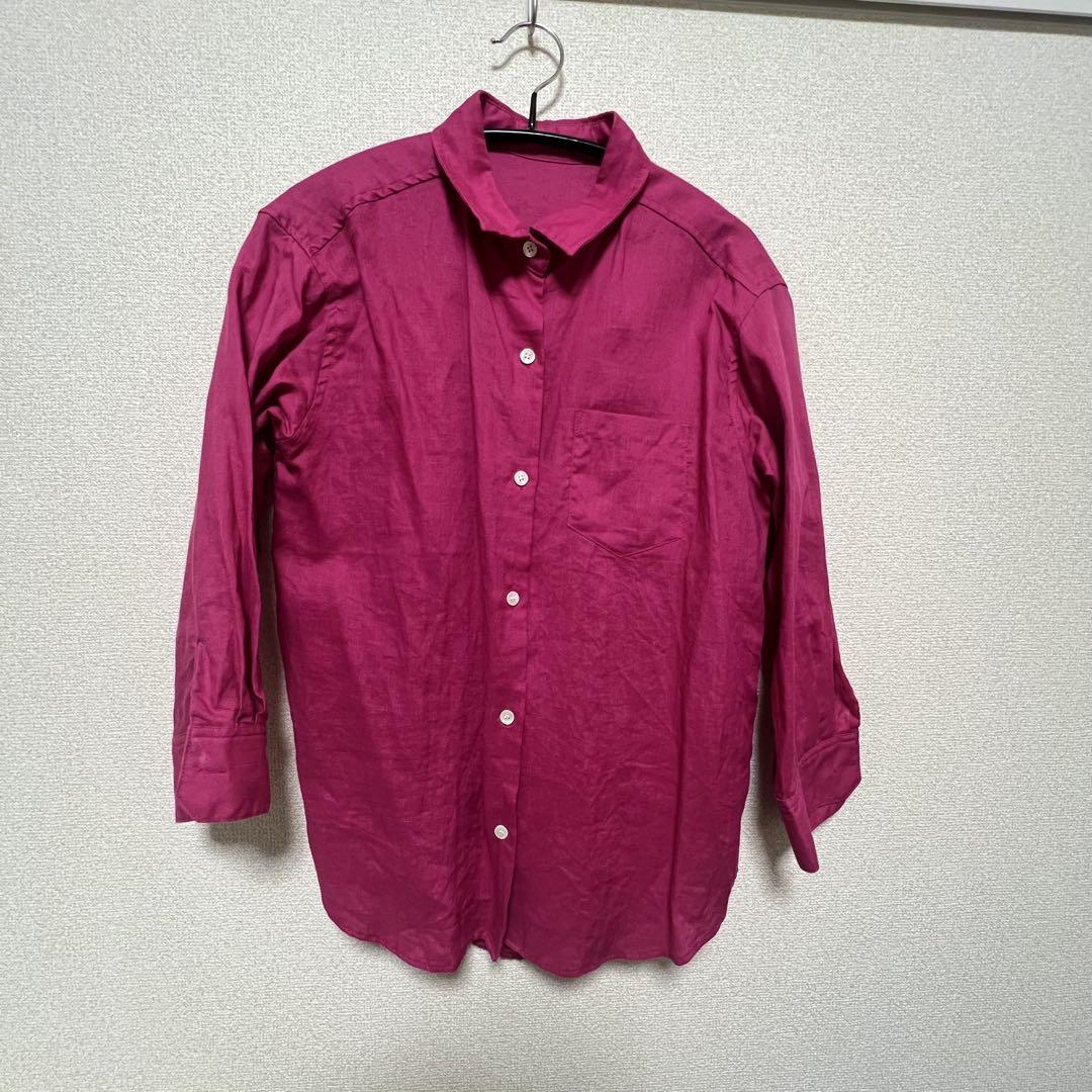 中古】ザラ ZARA シャツ 長袖 オーバーサイズシルエット