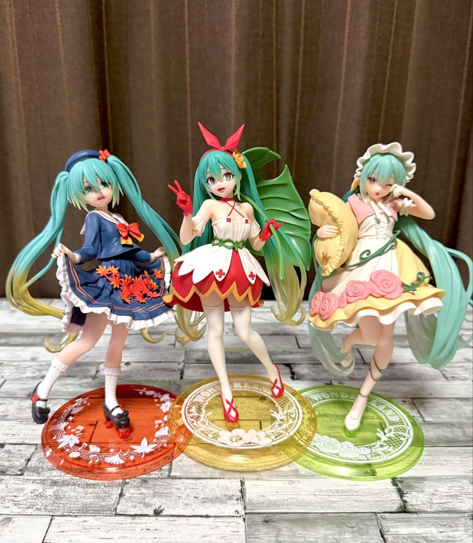 コリアグランドセール 2025 フィギュア22点 中古】初音ミク まとめ売り AMP 抹茶ミク 桜ミク コミック・アニメ