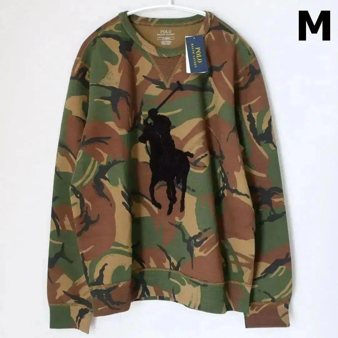 新品 ポロラルフローレン ビッグポニー スウェット 迷彩 カモフラ POLO M