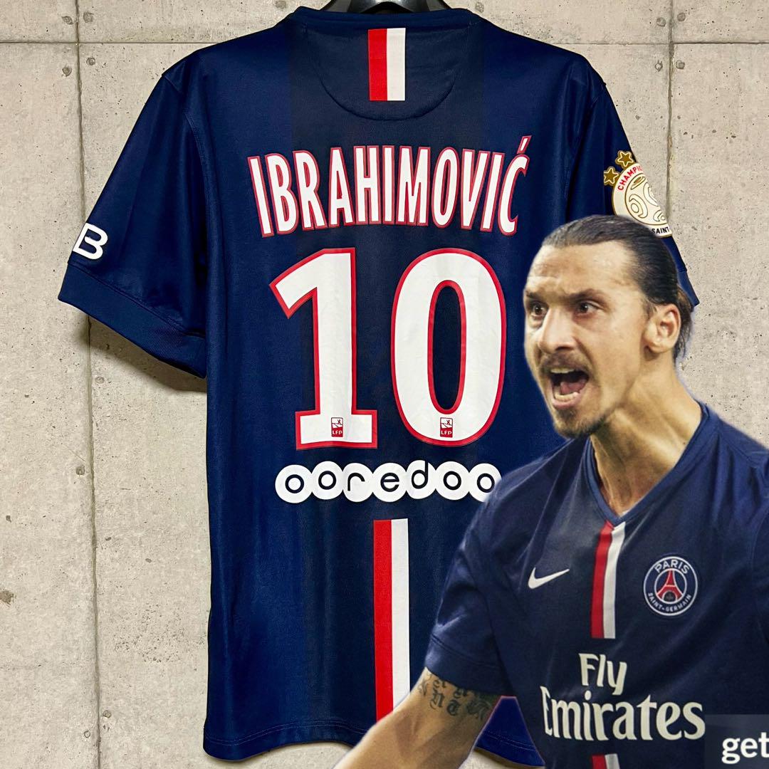 極美品！】14/15 PSG ♯10 イブラヒモヴィッチ【Mサイズ相当】